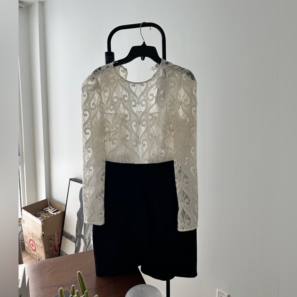 Sandro black and white dress NEW